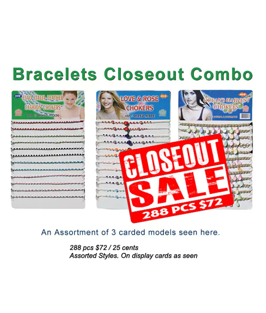 Clearance: Bracelets Closeout Combo (CL)
